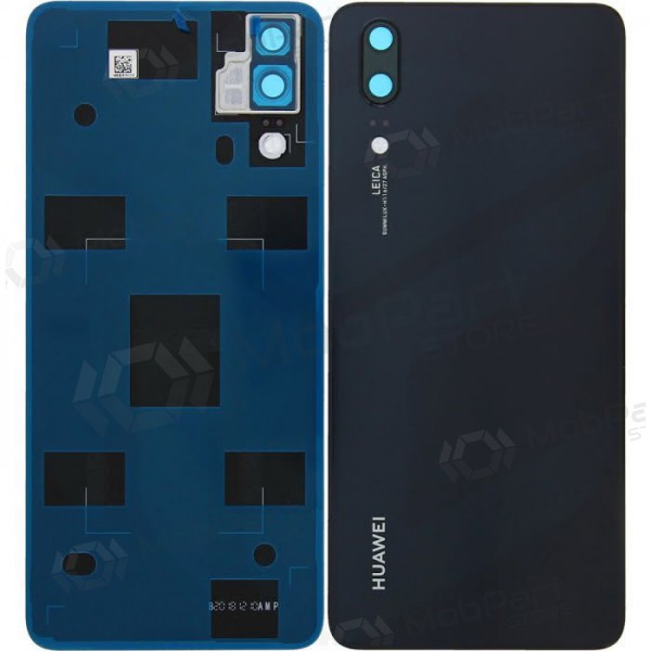 Huawei P20 Rückseite Akkudeckel (Schwarz) (gebraucht grade C, original)