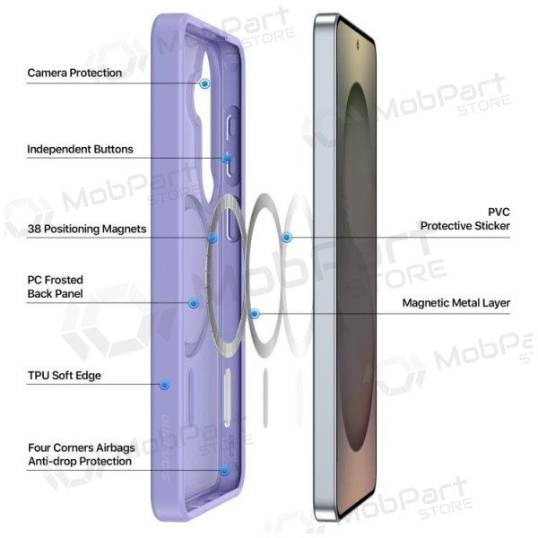 Samsung Galaxy S26 Ultra Hülle - Dux Ducis Yind MagSafe (violett)