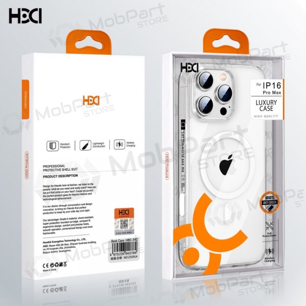 Apple iPhone 16 hülle - HDD Clear MagSafe Case (transparent)