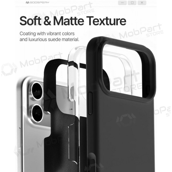 Apple iPhone 17 Pro Max, 18 Pro Max hülle Mercury - Pure Magsafe Silicon Case (schwarz)