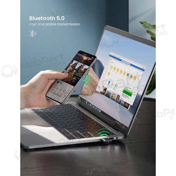 Bluetooth-Adapter Ugreen CM390 USB-A Bluetooth 5.0 schwarz