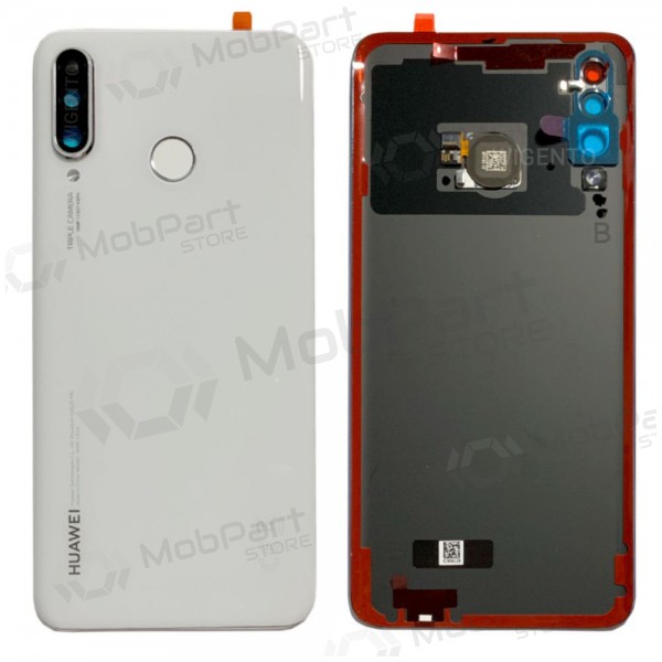 Huawei P30 Lite / P30 Lite New Edition 2020 48MP Rückseite Akkudeckel Weiß (Pearl White) (gebraucht grade A, original)