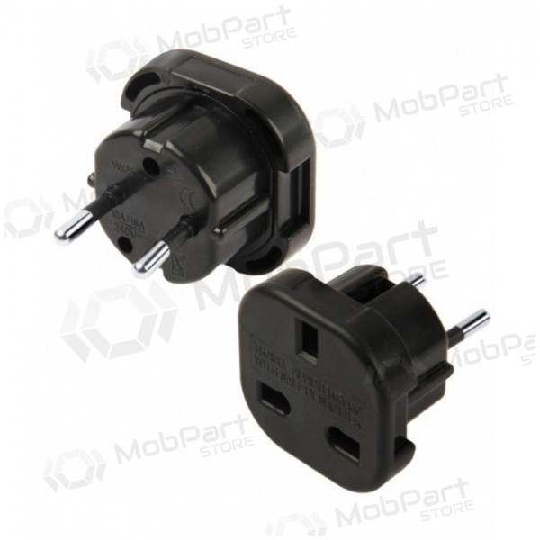 Adapter UK auf EUR schwarz