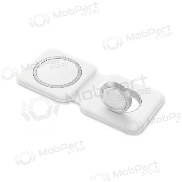 Ladegerät kabellos 2in1 Smart Phone, Watch MagSafe 10W (Weiß)
