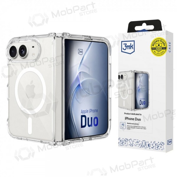 Apple iPhone Duo Hülle - 3mk Armor MagCase (transparent)