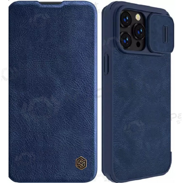 Apple iPhone 14 Pro Handyhülle „Nillkin Leather“ (Blau)