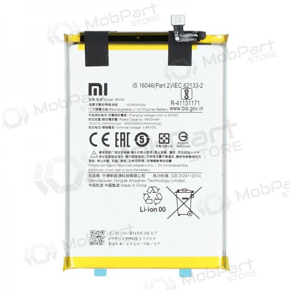 Xiaomi Redmi 9A, Redmi 9C Batterie, akumuliatorius (BN56) (original) Xiaomi Redmi 9A, Redmi 9C Batterie, akumuliatorius (BN56) (original)