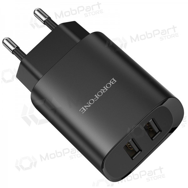 Ladegerät Borofone BN2 2xUSB 2.1A (Schwarz)