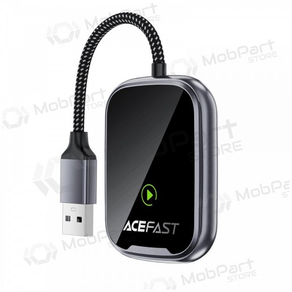 CarPlay Adapter Acefast QC1 kabelloses Android Auto schwarz
