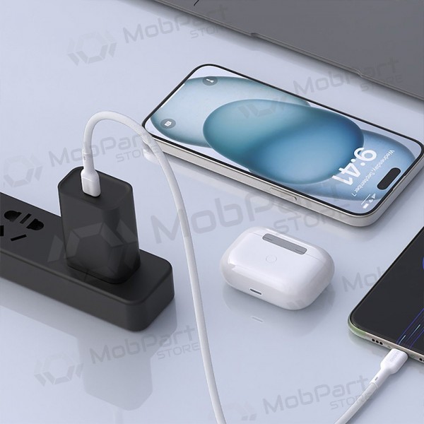 USB-C-Kabel Dudao L9C USB-C auf USB-C 1 m 65 W weiß