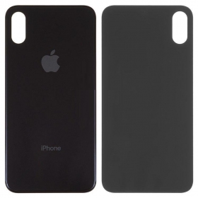 Apple iPhone XS Rückseite Akkudeckel Grau (space grey) (bigger hole for camera)