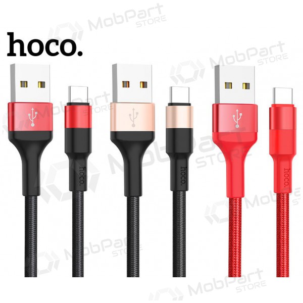 USB Kabel Hoco X26 Type-C 1.0m (Schwarz / Golden )