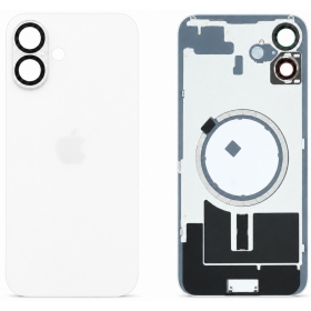 Apple iPhone 16 rückseitige abdeckung (weiß) - Premium