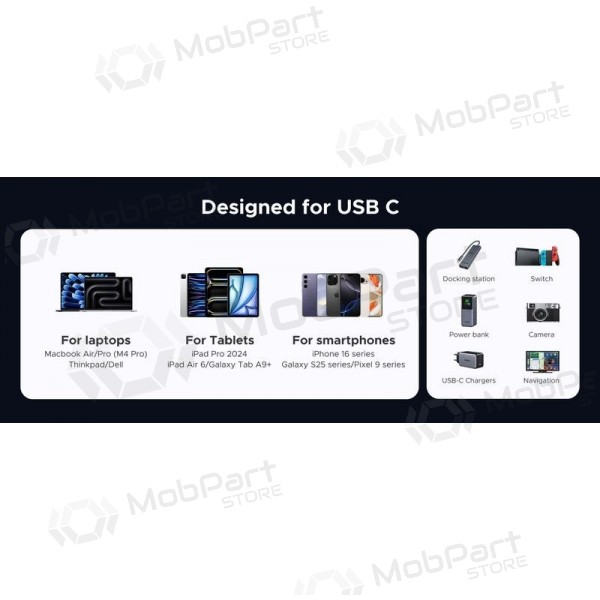 USB-C Kabel Ugreen L706 USB-C auf USB-C 1 m 240 W schwarz