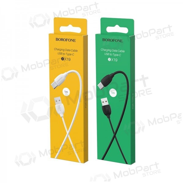 USB Kabel Borofone BX19 USB-A to USB-C 1.0m Weiß