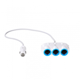Auto-Ladegerät - šakotuvas Hoco C1 2xUSB 3xconnector (3.1A)