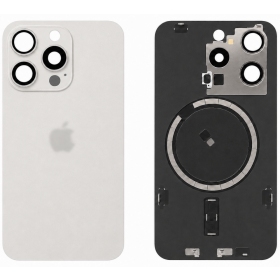Apple iPhone 15 Pro rückseitige Abdeckung (weiß) (Premium)