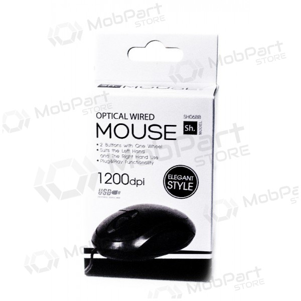 Maus SH05 kabelgebunden (schwarz)
