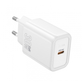 Telefonladegerät Hoco N62 30 W GaN USB-C weiß