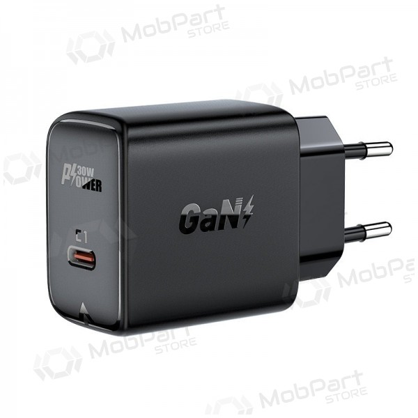 Ladegerät buitinis Acefast A21 30W GaN USB-C Schwarz