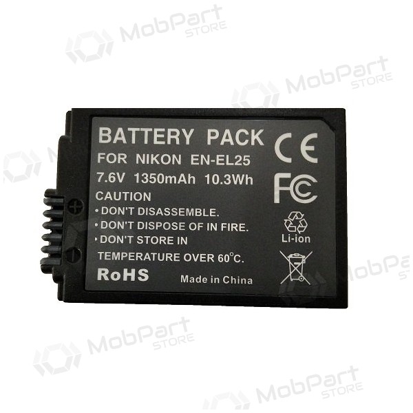 NIKON EN-EL25 1350mAh Fotobatterie / Akku NIKON EN-EL25 1350mAh Fotobatterie / Akku