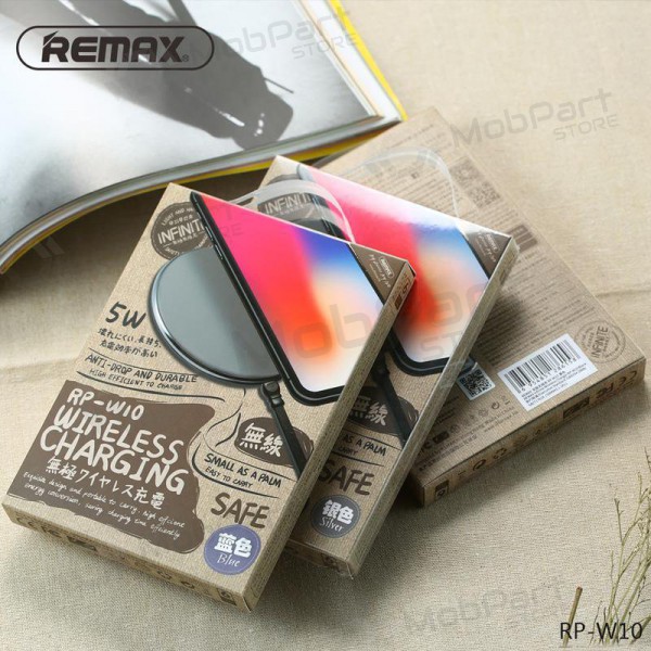 Ladegerät kabellos Remax RP-W10 5W (Silbrig)