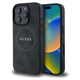 Apple iPhone 16 Pro Max hülle - Guess PU Leather 4G Colored Ring MagSafe