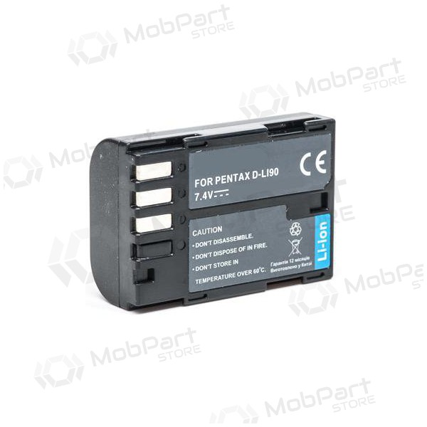 Pentax D-Li90 Fotobatterie / Akku Pentax D-Li90 Fotobatterie / Akku