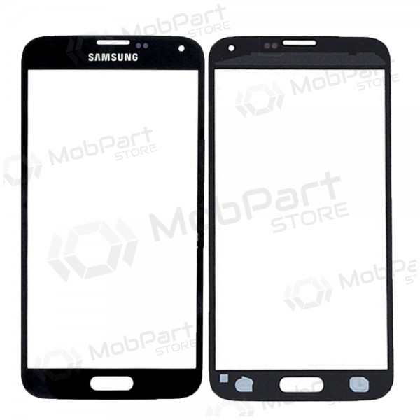 Samsung G900F Galaxy S5 Bildschirmglas (Schwarz) (for screen refurbishing)