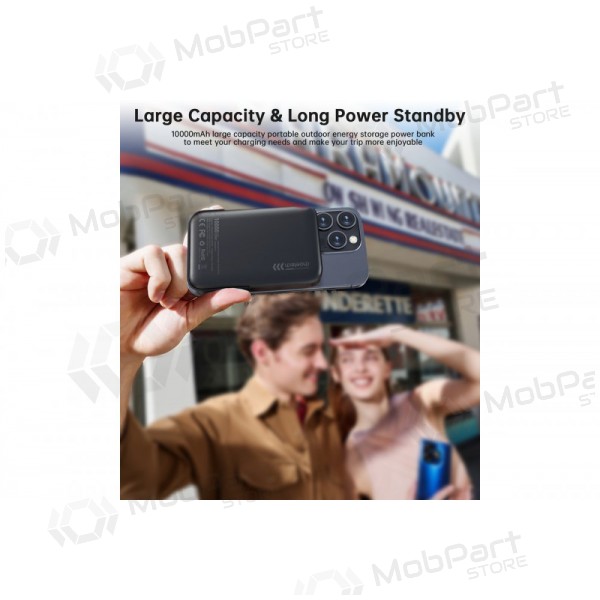 externe Batterie Power Bank Choetech B743 15W Magsafe 10000mAh Schwarz