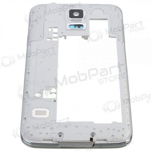 Samsung G900F S5 Handy-Rahmen (Silbrig)