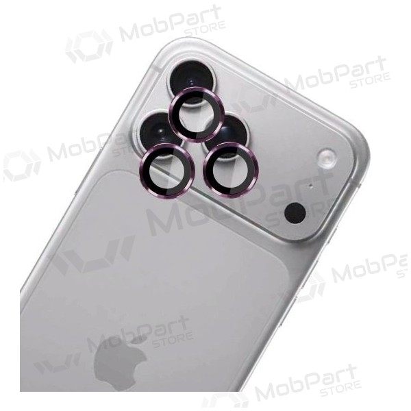 Apple iPhone 18 Pro, 18 Pro Max schutz gehärtetes glas für kamera - 3MK Lens Pro (kirsche)