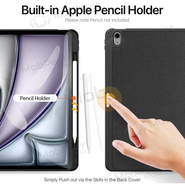 Apple iPad Air 13 (2024, 2025, 2026) hülle - Dux Ducis Domo (schwarz)