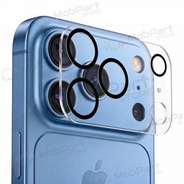Apple iPhone 18 Pro Schutz gehärtetes Glas für Kamera - Tech-Protect Cam Fit+ (transparent)