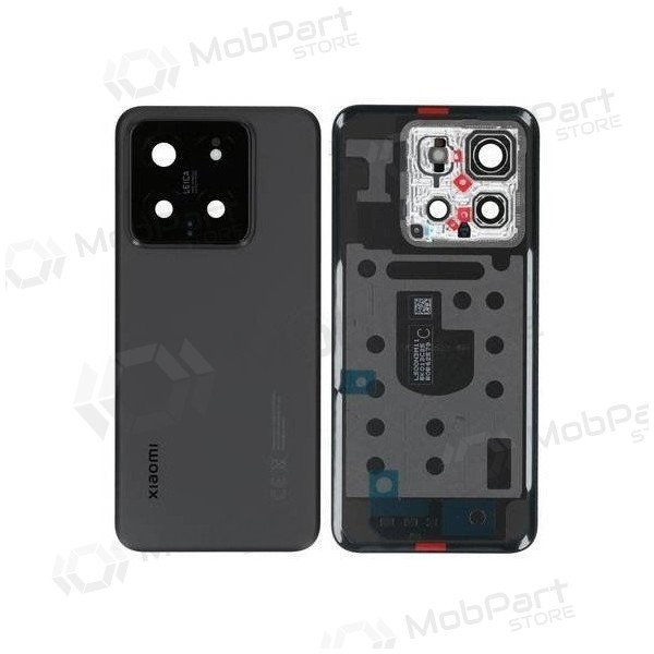Xiaomi POCO M6 Pro rückseitige Abdeckung (schwarz) (original)