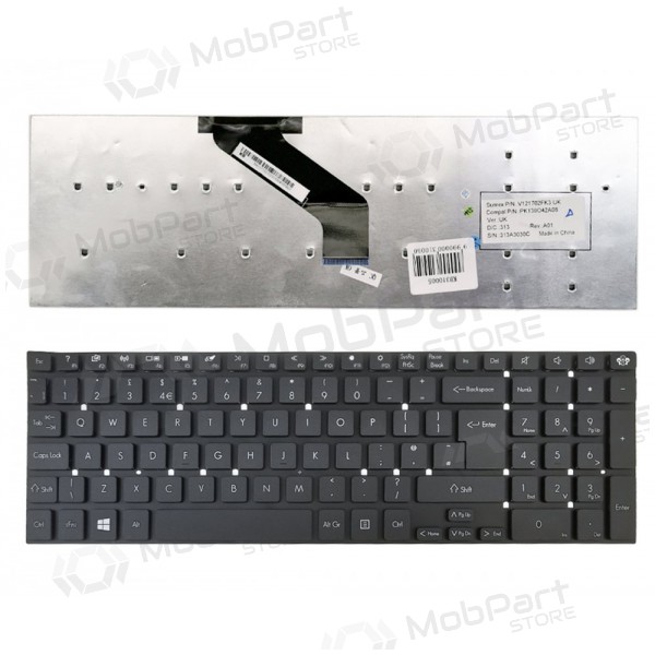Packard Bell LG71, TG71, LV11, LV44, LS11, TS44 (UK) Tastatur