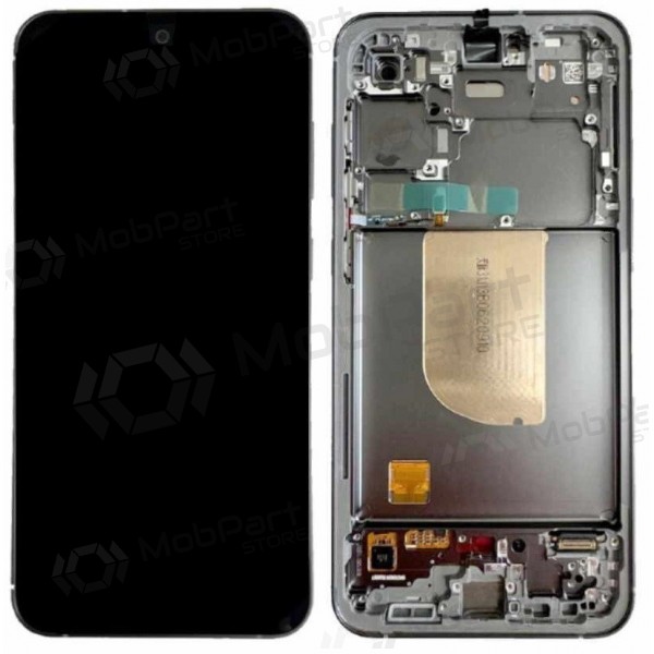 Samsung Galaxy S23 FE Display (grafitas) (mit Rahmen) (refurbished)