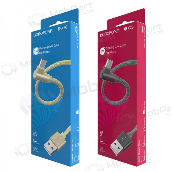 USB Kabel Borofone BX26 Lightning 1.0m (Grau)
