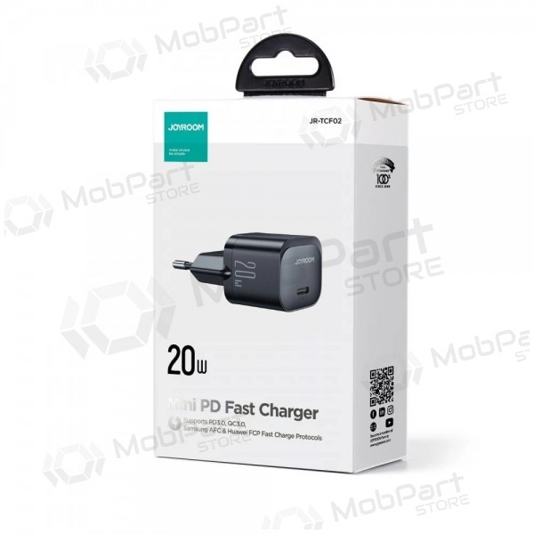 Ladegerät buitinis Joyroom JR-TCF02 Type-C PD20W Schwarz
