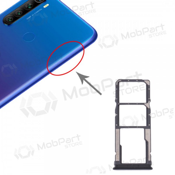 Xiaomi Redmi Note 8T SIM-Kartenhalter Grau (Moonshadow Grey)