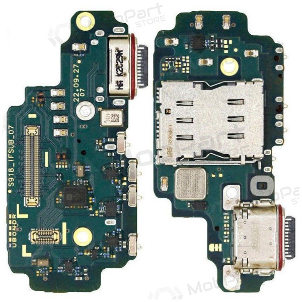 Samsung S911 Galaxy S23 Ladeanschluss und Mikrofonanschluss (service pack) (original) Samsung S911 Galaxy S23 Ladeanschluss und Mikrofonanschluss (service pack) (original)