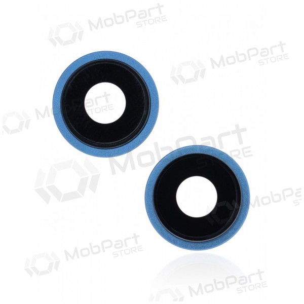 Apple iPhone 13 mini Kameraglas (2Stck) (Blau) (mit Rahmen)