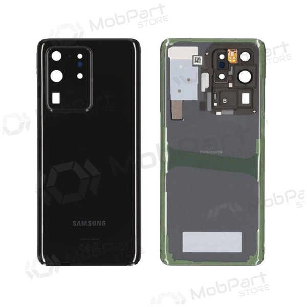 Samsung G988 Galaxy S20 Ultra Rückseite Akkudeckel Schwarz (Cosmic Black) (gebraucht grade B, original)
