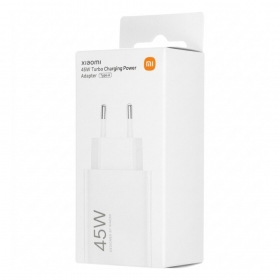 Telefonladegerät Xiaomi Turbo Charging Power Adapter BHR07SLEU 45 W USB-A PD weiß