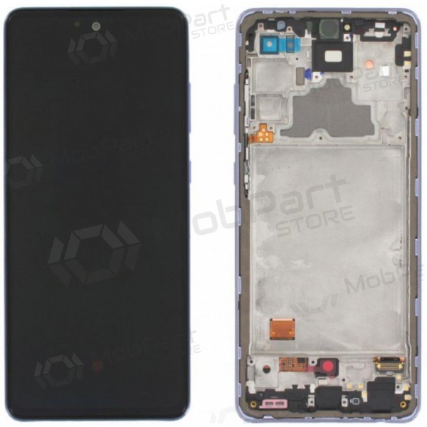 Samsung A725 A72 4G / A726 5G 2021 Display (Violett) (mit Rahmen) (service pack) (original) Samsung A725 A72 4G / A726 5G 2021 Display (Violett) (mit Rahmen) (service pack) (original)