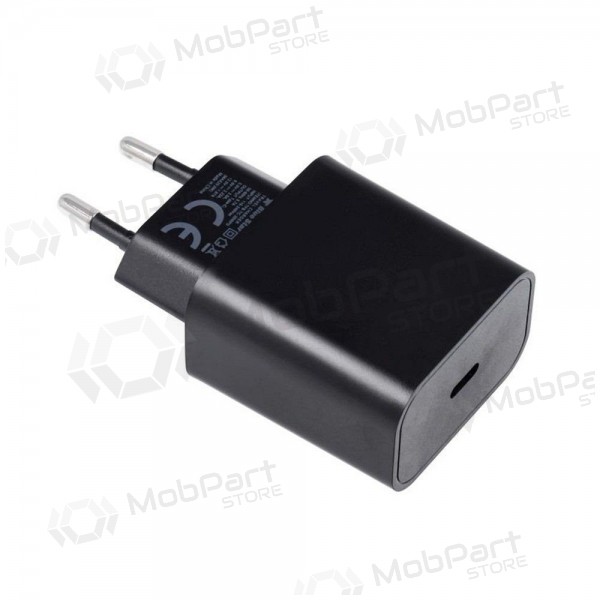 Blue Star 20 W USB-C Telefonladegerät mit USB-C Kabel schwarz