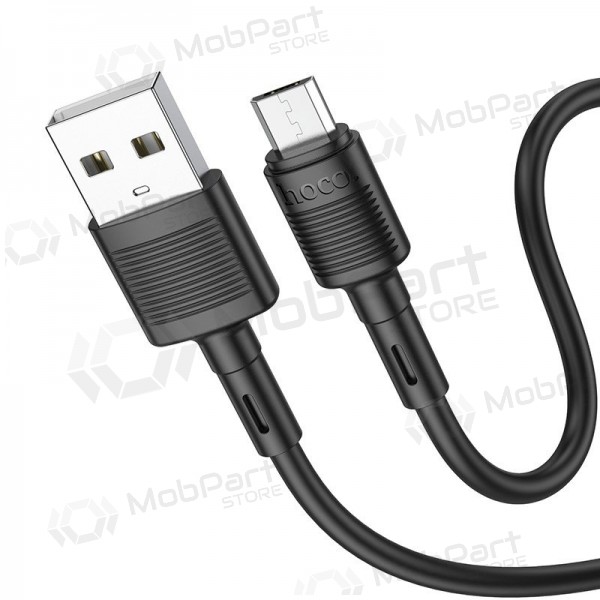 USB Kabel Hoco X83 USB-A to MicroUSB 1.0m Schwarz