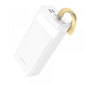 externe Batterie Power Bank Borofone BJ18A 2xUSB 2A 30000mAh Weiß