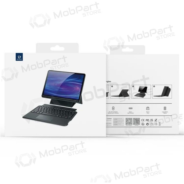Apple iPad Pro 11 2024, 2025 hülle mit tastatur - Dux Ducis DK (schwarz)