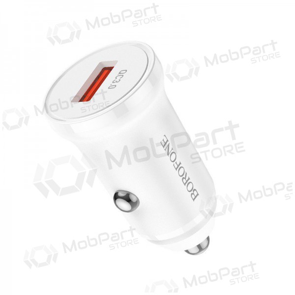 Ladegerät automobilinis Borofone BZ18 Quick Charge 3.0 18W (Weiß)